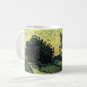 Landscape w Chatau of Auvers by Vincent van ゴッホ コーヒーマグカップ (正面左)