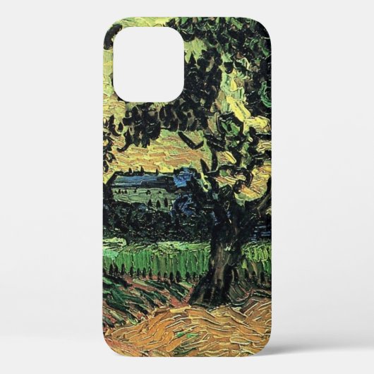 Landscape w Chatau of Auvers by Vincent van ゴッホ Case-Mate iPhoneケース (裏面)