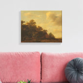 Landscape with a Farm、Jan Vermeer van Haarlem (I) キャンバスプリント (インサイチュ (リビング))