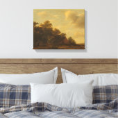 Landscape with a Farm、Jan Vermeer van Haarlem (I) キャンバスプリント (インサイチュ (寝室))