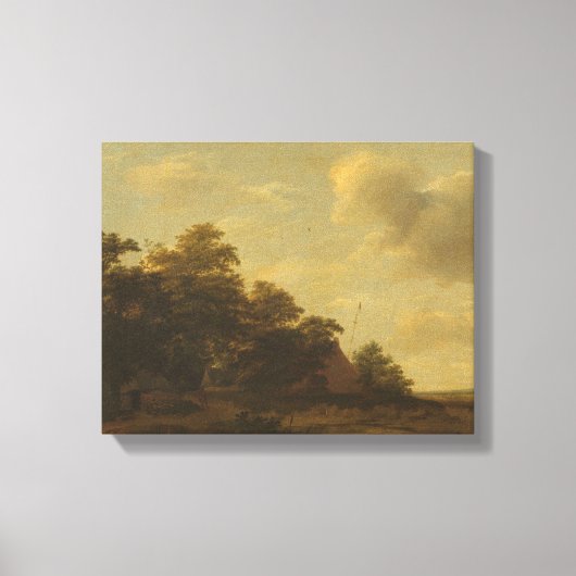 Landscape with a Farm、Jan Vermeer van Haarlem (I) キャンバスプリント (正面)