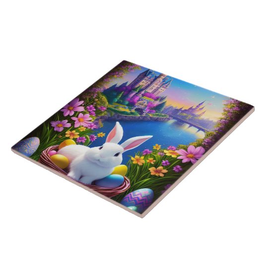 landscape with a rabbit and magical castles タイル (側面)