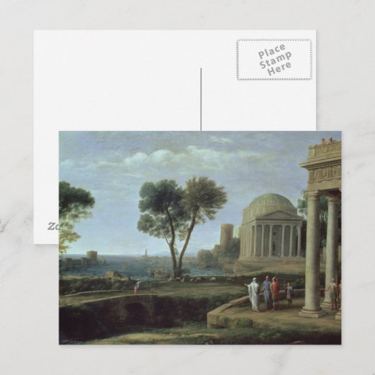 Landscape with Aeneas at Delos, 1672 ポストカード (正面/裏面)