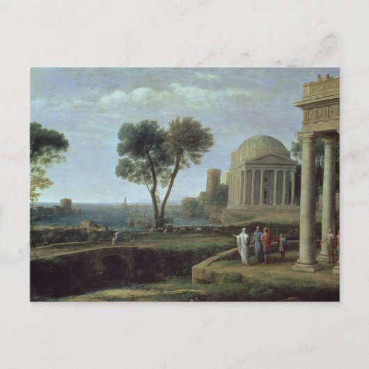 Landscape with Aeneas at Delos, 1672 ポストカード (正面)