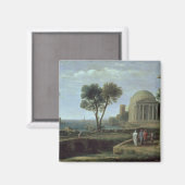 Landscape with Aeneas at Delos, 1672 マグネット (正面/裏面)