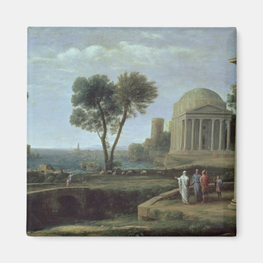 Landscape with Aeneas at Delos, 1672 マグネット (正面)