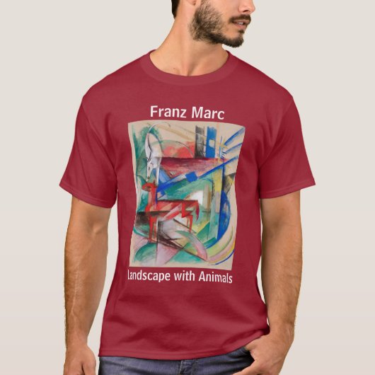 Landscape with Animals Franz Marc Tシャツ (正面)