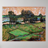 Landscape with Bridge Across Oise ポスター (正面)