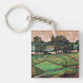 Landscape with Bridge Across the Oise キーホルダー (正面)