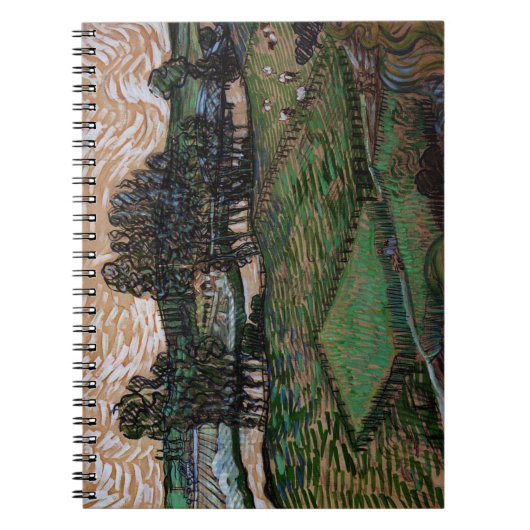 Landscape with bridge across the Oise (van ゴッホ) ノートブック (正面)