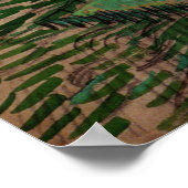 Landscape with bridge across the Oise (van ゴッホ) ポスター (角)