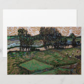 Landscape with bridge across the Oise (van ゴッホ) 便箋 (正面/裏面)