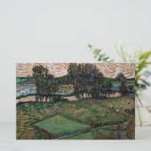 Landscape with bridge across the Oise (van ゴッホ) 便箋 (スタンド正面)