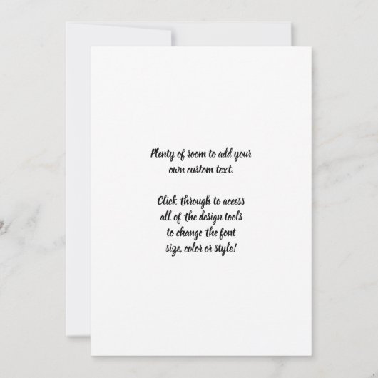 Landscape with Coule歩くby Vincent van ゴッホ 招待状 (裏面)