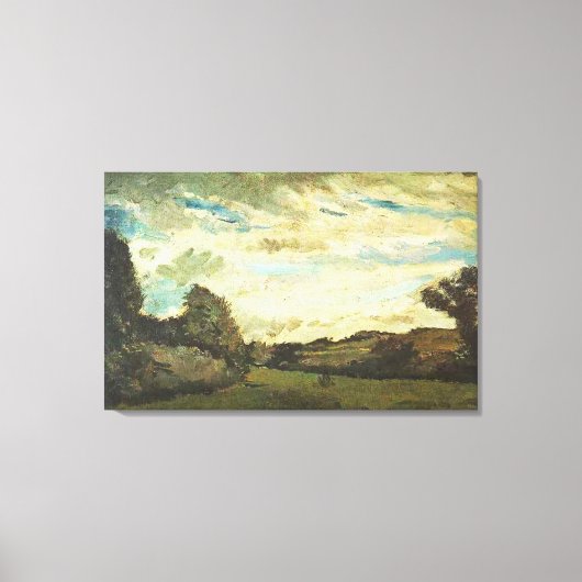 Landscape with Dunes, Vincent van ゴッホ,1883 キャンバスプリント (正面)