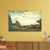 Landscape with Dunes, Vincent van ゴッホ,1883 キャンバスプリント (インサイチュ (リビング))