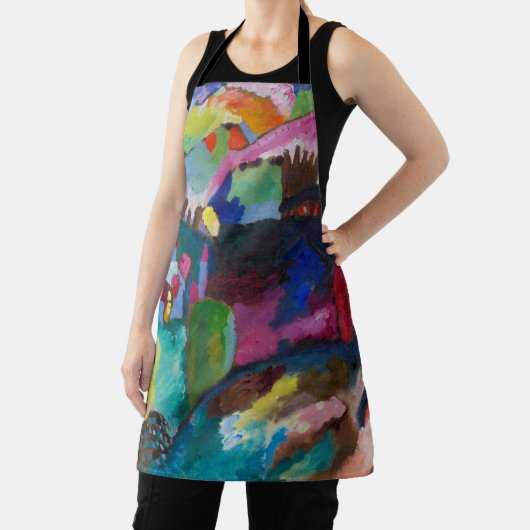 Landscape with Factory Chimney, Wassily Kandinsky エプロン (インサイチュ)