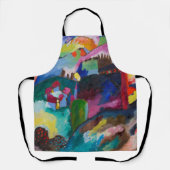 Landscape with Factory Chimney, Wassily Kandinsky エプロン (正面)