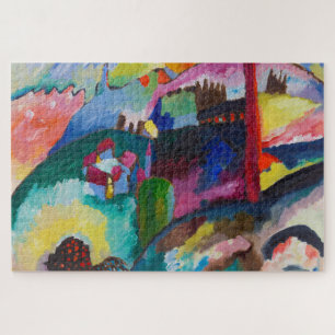 Landscape with Factory Chimney, Wassily Kandinsky ジグソーパズル