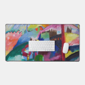 Landscape with Factory Chimney, Wassily Kandinsky デスクマット (キーボード&マウス)