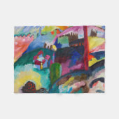 Landscape with Factory Chimney, Wassily Kandinsky フリースブランケット (正面(横))