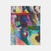 Landscape with Factory Chimney, Wassily Kandinsky フリースブランケット (正面)