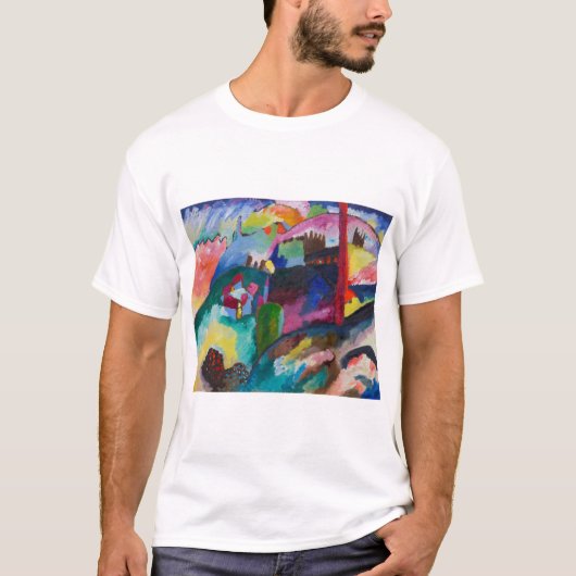 Landscape with Factory Chimney, Wassily Kandinsky Tシャツ (正面)