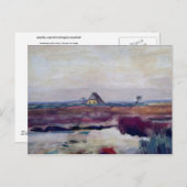 Landscape with Farm, Vincent van ゴッホファインアート ポストカード (正面/裏面)
