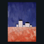 Landscape with Five Houses, c.1932 ポスター<br><div class="desc">Landscape with Five Houses,  c.1932 (oil on canvas)| by  Kazimir Severinovich Malevich | Art Location: National Gallery of Art Washington DC| Russian Artist | Image Collection Number: BAL746807</div>