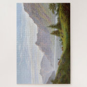Landscape with Mountain Lake by Caspar David F. ジグソーパズル (縦)