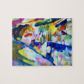 Landscape with Rain by Wassily Kandinsky ジグソーパズル (横)