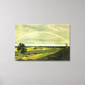 Landscape with Rainbow, famous artwork, キャンバスプリント (正面)