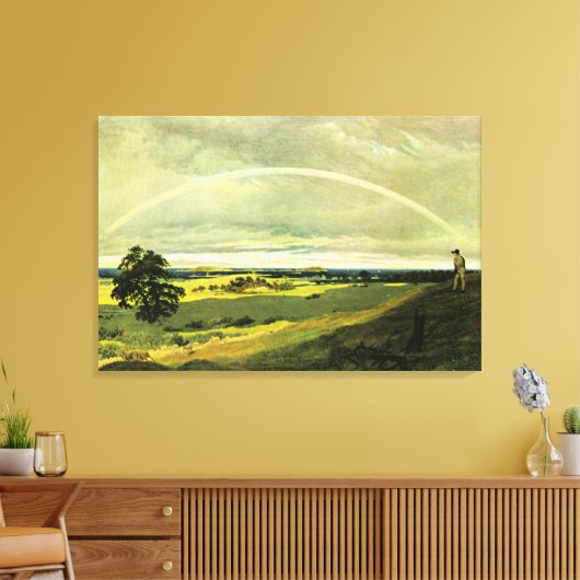 Landscape with Rainbow, famous artwork, キャンバスプリント (インサイチュ (リビング))