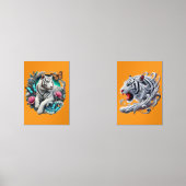 LANDSCAPE WITH TIGER, BUTTERFLIES AND FLOWERS (正面)