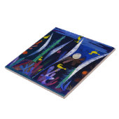 Landscape with Yellow Birds, Paul Klee タイル (側面)