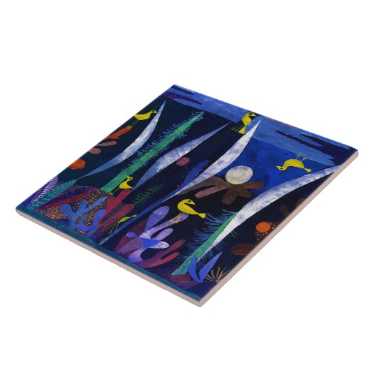 Landscape with Yellow Birds, Paul Klee タイル (側面)