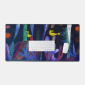 Landscape with Yellow Birds, Paul Klee デスクマット (キーボード&マウス)