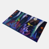 Landscape with Yellow Birds, Paul Klee ドアマット (アングル)