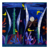 Landscape with Yellow Birds, Paul Klee ポスター (正面)
