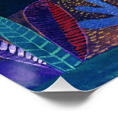 Landscape with Yellow Birds, Paul Klee ポスター (コーナー)