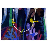 Landscape with Yellow Birds, Paul Klee ラージペーパーバッグ (正面)