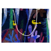 Landscape with Yellow Birds, Paul Klee ラージペーパーバッグ (裏面)