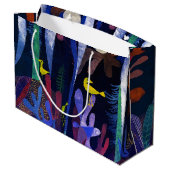 Landscape with Yellow Birds, Paul Klee ラージペーパーバッグ (裏面アングル)