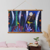 Landscape with Yellow Birds, Paul Klee 吊り下げ型タペストリー (寝室)