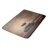 Landscape, Zen Stones Brown バスマット (アングル)