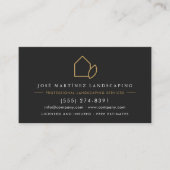 Landscaper QR Code Lawn Service 名刺 (正面)