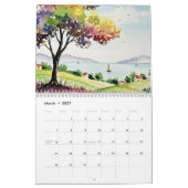 Landscapes カレンダー (3月 2027)