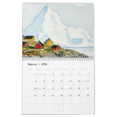 Landscapes Calendar カレンダー (2月 2026)
