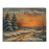 Landscapes of the seasons Template カレンダー (カバー)