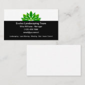 Landscaping And Lawn Mowing Service 名刺 (正面/裏面)